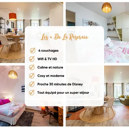 La Roseraie - Maison 4 Pers - Disney 30 Min Vila *